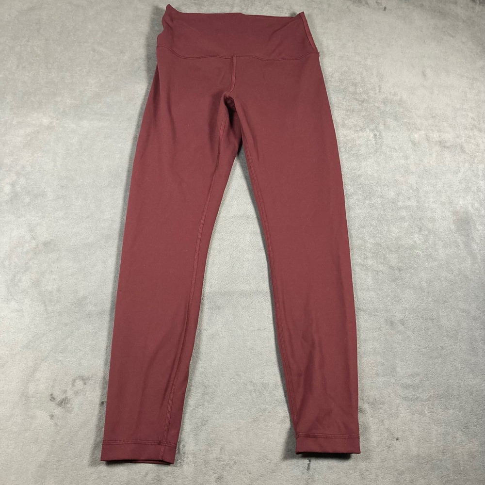Lululemon Wunder Under High-Rise Tight 28 Luxtreme Red Merlot Burgundy Size 6